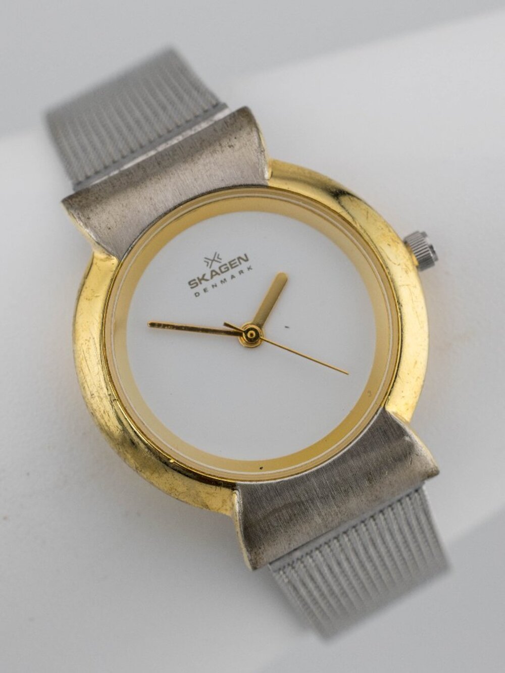 Vintage Skagen Denmark 77SGS Two-Hand Quartz Analog Women's Watch New Battery